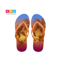 Tropical Sunset Palms - Large