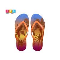 Tropical Sunset Palms - Medium