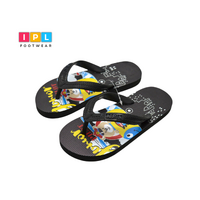 Cartoon Style Black Color Kids Slippers 30-31