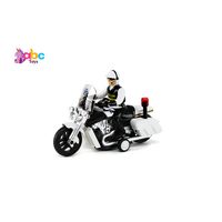 White Police Motorcycle