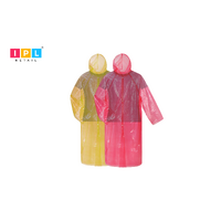 Emergency Raincoat Pack of 12 - Red/Yellow