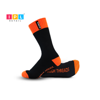 Men's Bamboo Calf Socks Orange