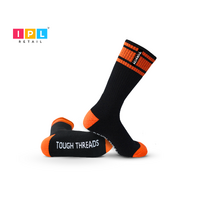 Men's Cotton Calf Socks Orange