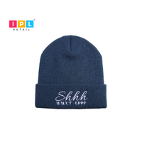 Blue Shutup Beanie