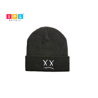 Black Cross Eye Beanie