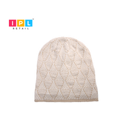 Cream Prism Beanie