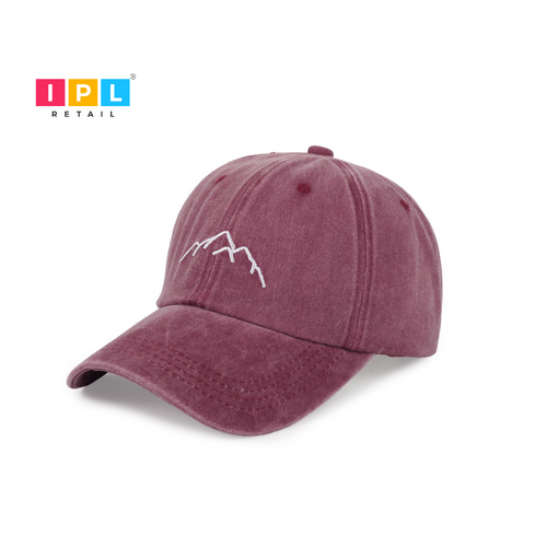 Peak Style Maroon Cap