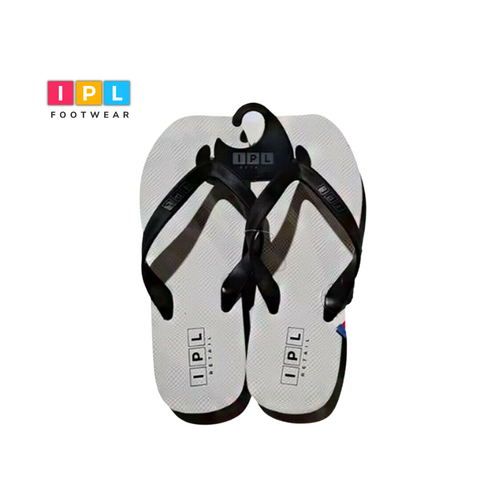 Classic Style Black and White Pluger Flip Flop