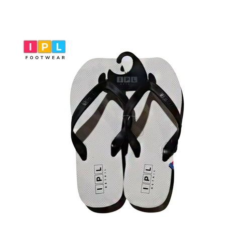  Classic Series Black and White Plugger Flip Flop for Women