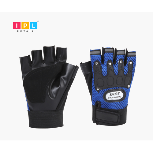 Sporty Sapphire: Ultimate Grip Gloves