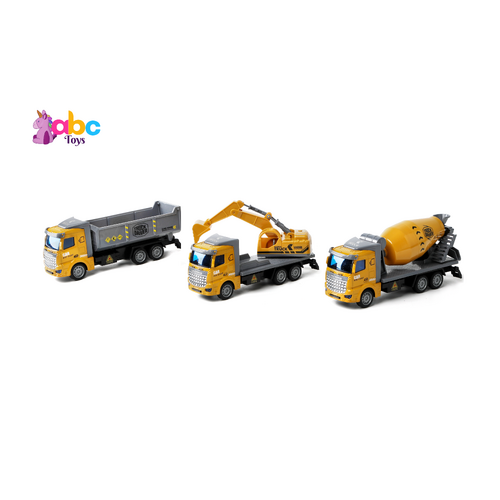 Yellow Pull-Back Truck| Assorted