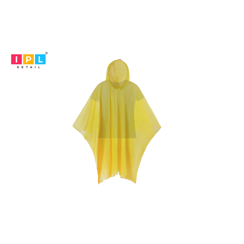 Emergency Rain Poncho - Yellow