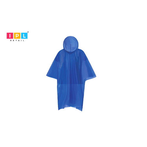 Emergency Rain Poncho - Blue