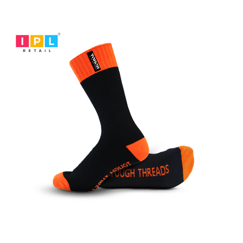 Men's Bamboo Calf Socks Orange