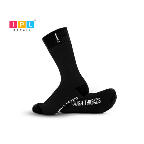 Men's Bamboo Calf Socks Black