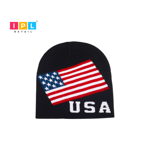 Star-Spangled Cozy: USA Beanie