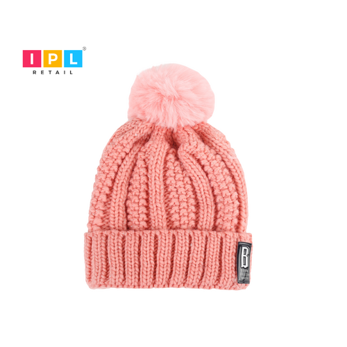 Peach Pink Beanie