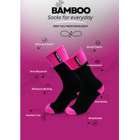 Step Up in Style: Neon Bamboo Socks for Men & Women image